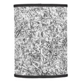 Willow tree leaves. Abstract art of Nature Lamp Shade (Back)