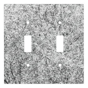 Willow tree leaves. Abstract art of Nature Light Switch Cover