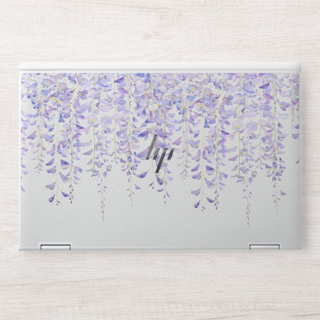 Willow Tree Purple Flower HP Laptop Skin (Front)