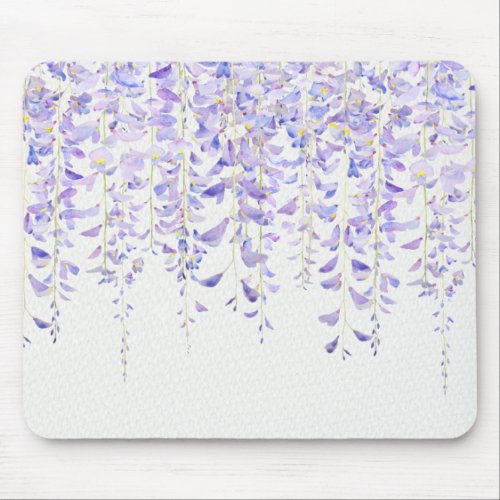 Willow Tree Purple Flower Mouse Pad