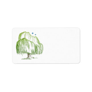 Willow Tree Wedding Blank Address Labels
