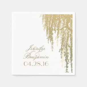 Willow Tree Wedding Paper Napkins