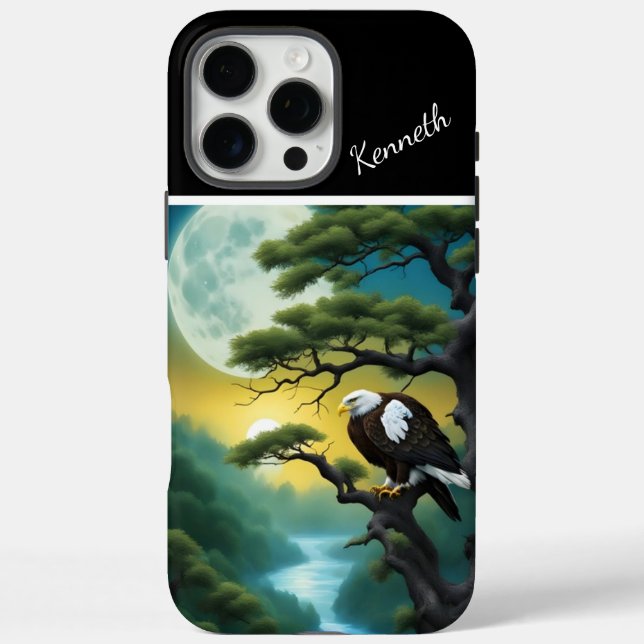 Willow Tree's Nighttime Eagle Case-Mate iPhone Case (Back)