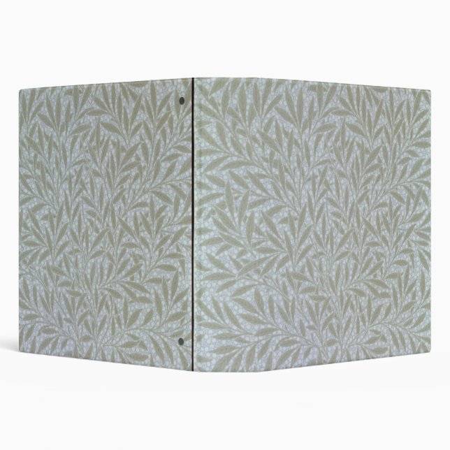 Willow wallpaper design, 1874 3 ring binder (Background)