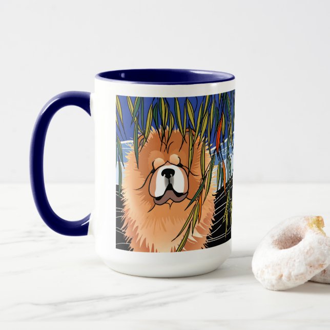 WILLOW WIND - Chow 15 oz mug (With Donut)