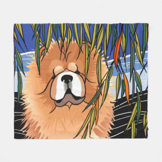 WILLOW WIND - Chow Fleece Blanket