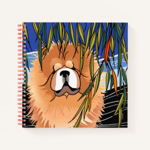 WILLOW WIND - Chow -spiral notebook -hard or soft