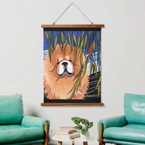 WILLOW WIND _ Chow wall tapestry