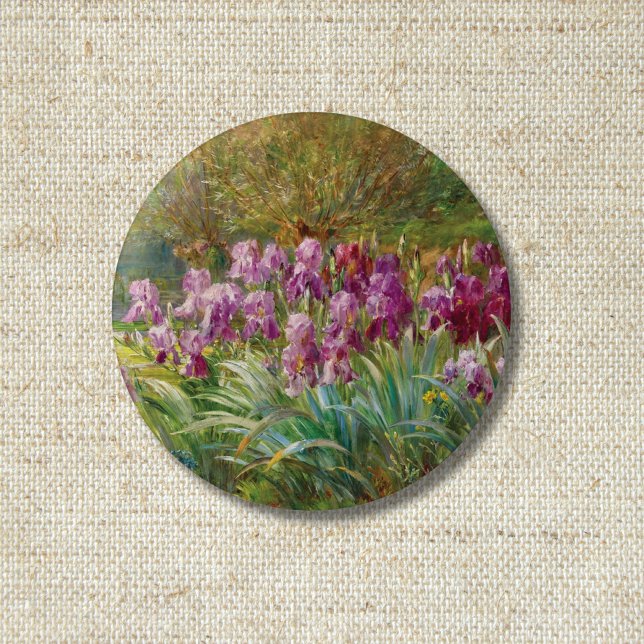 Willows and Irises by a Creek Button (Creator Uploaded)