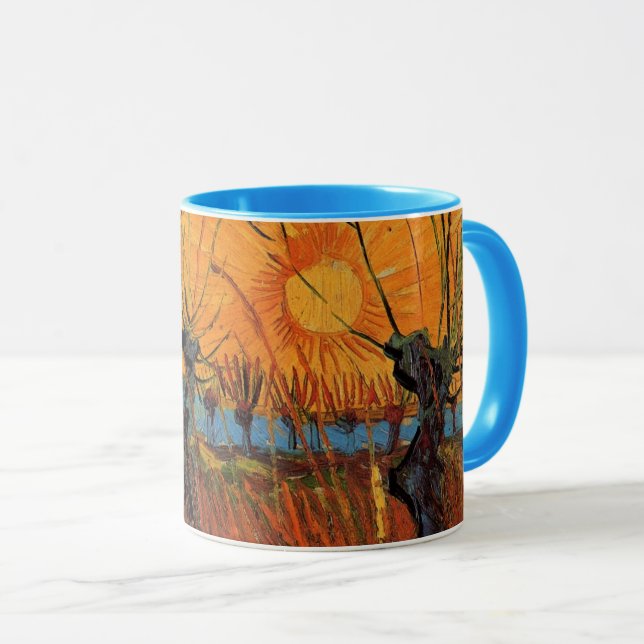 Willows at Sunset by Vincent van Gogh Mug (Front Right)
