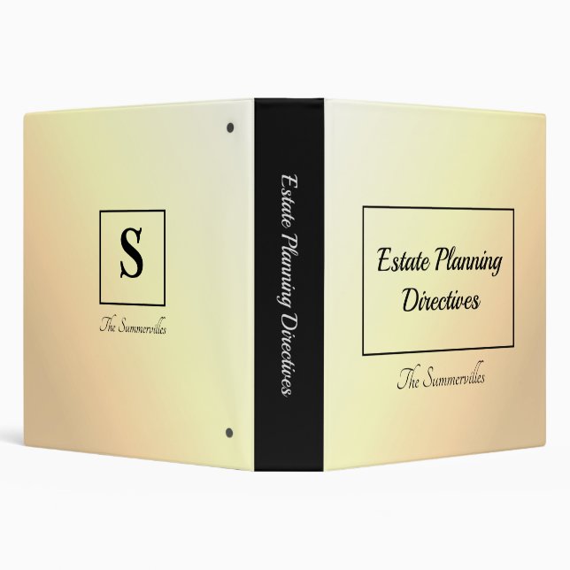 Wills and Estate Planning Binder | Eternal Sunset (Background)