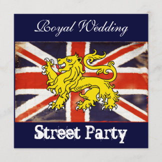 Wills & Kate Royal Wedding Street Party Invitation