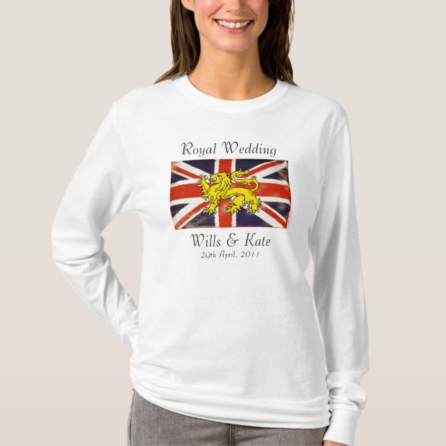 Wills & Kate Royal Wedding T-Shirt (Front)