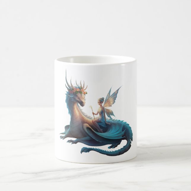 "Willy Fairy and Dragon" Coffee Mug (Center)