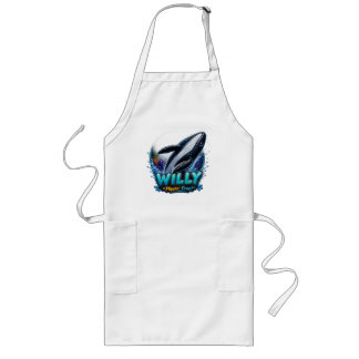 Willy Whale – Flippin’ Free. Funny Long Apron