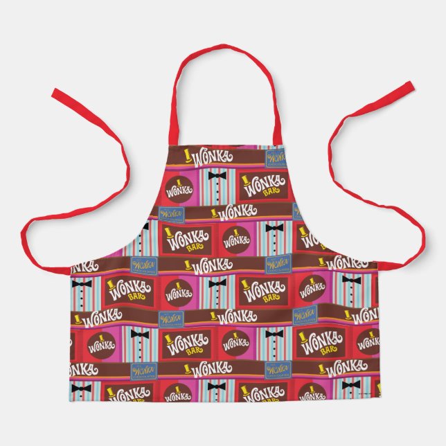 Willy Wonka Candy Pattern Apron (Front)
