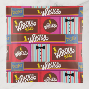 Willy Wonka Candy Pattern Trinket Tray