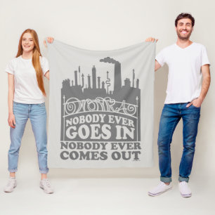 Willy Wonka Factory - Nobody Ever Goes In Fleece Blanket