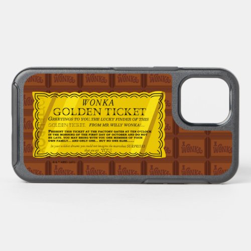 Willy Wonka Golden Ticket OtterBox Symmetry iPhone 12 Case