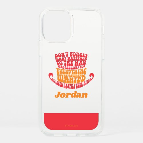 Willy Wonka Hat Typography Speck iPhone 12 Case