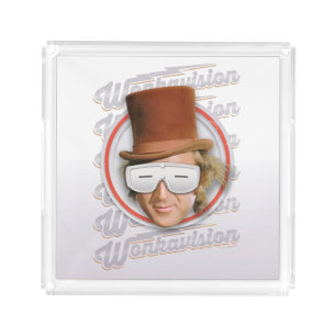 Willy Wonka in Wonkavision Goggles Acrylic Tray