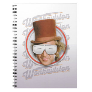 Willy Wonka in Wonkavision Goggles Notebook