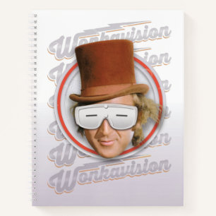 Willy Wonka in Wonkavision Goggles Notebook