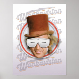 Willy Wonka in Wonkavision Goggles Poster