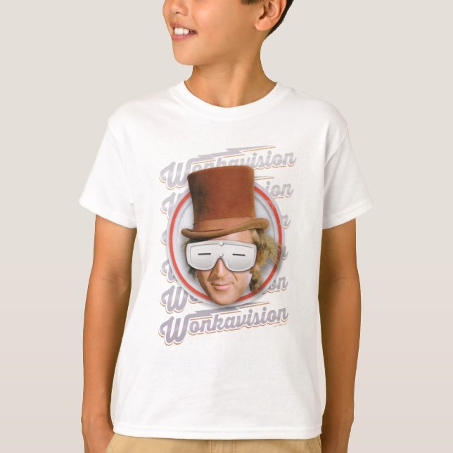 Willy Wonka in Wonkavision Goggles T-Shirt (Front)