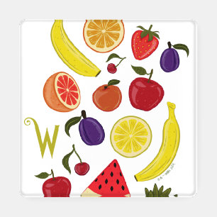 Willy Wonka Lickable Wallpaper Pattern Coaster Set