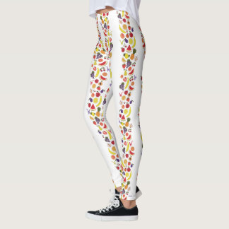 Willy Wonka Lickable Wallpaper Pattern Leggings