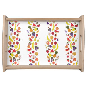 Willy Wonka Lickable Wallpaper Pattern Serving Tray