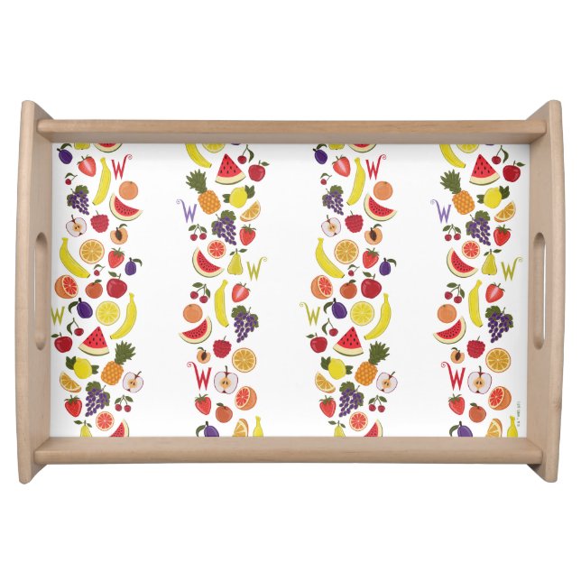 Willy Wonka Lickable Wallpaper Pattern Serving Tray (Front)