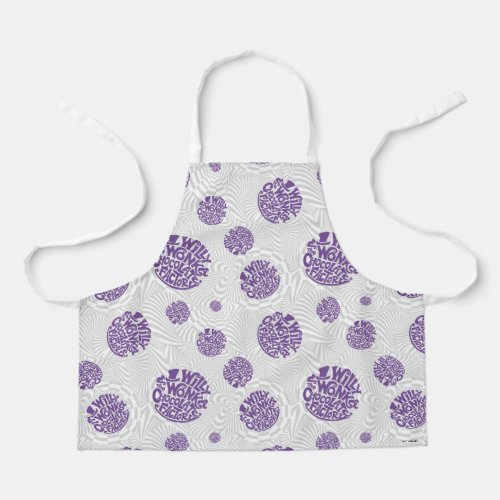 Willy Wonka Logo Psychedelic Graphic Apron