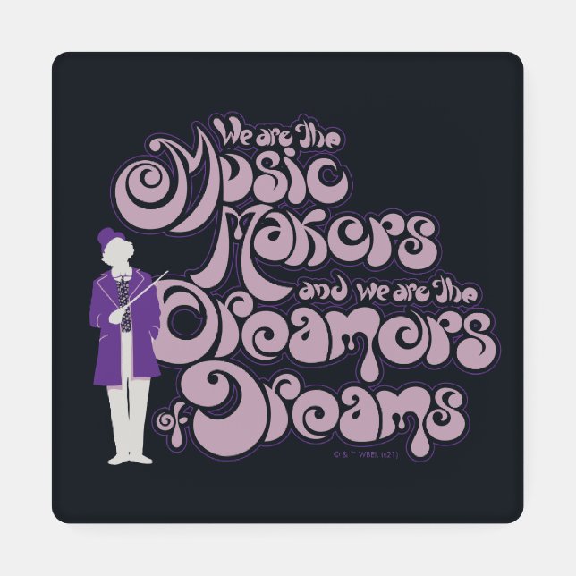 Willy Wonka - Music Makers, Dreamers of Dreams Coaster Set (Single)