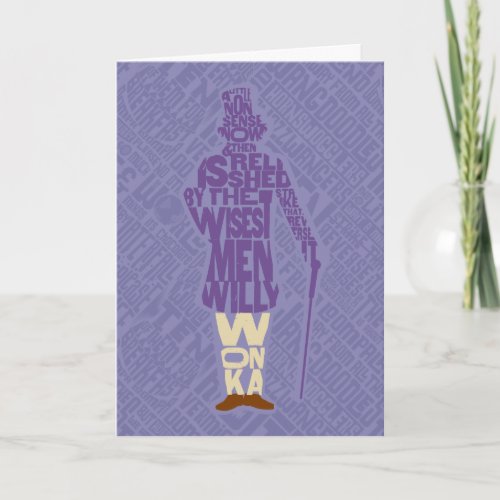 Willy Wonka Quote Silhouette