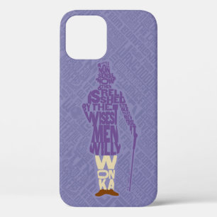 Willy Wonka Quote Silhouette iPhone 12 Case