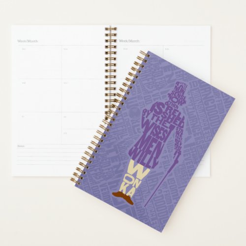 Willy Wonka Quote Silhouette Planner