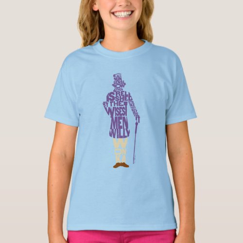 Willy Wonka Quote Silhouette T_Shirt