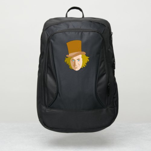 Willy Wonka Stenciled Face Graphic Port Authority Backpack