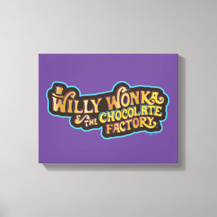 Willy Wonka & the Chocolate Factory Logo Canvas Print