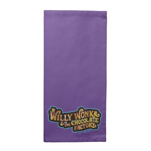 Willy Wonka  the Chocolate Factory Logo Cloth Napkin