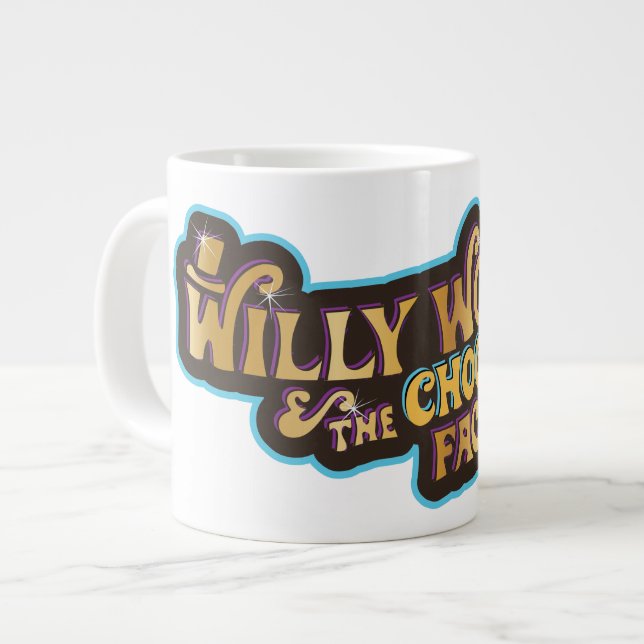 Willy Wonka & the Chocolate Factory Logo Giant Coffee Mug (Front Left)