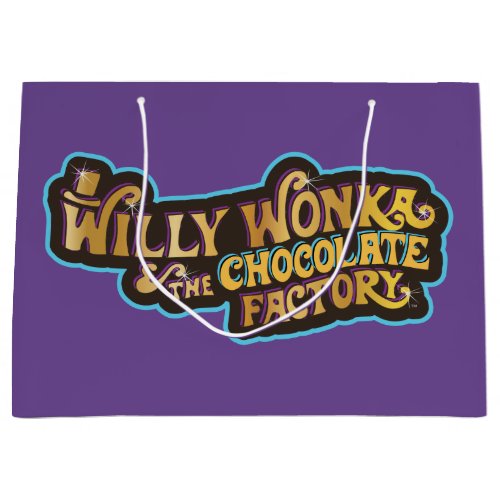 Willy Wonka  the Chocolate Factory Logo Large Gift Bag