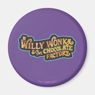 Willy Wonka & the Chocolate Factory Logo Magnet