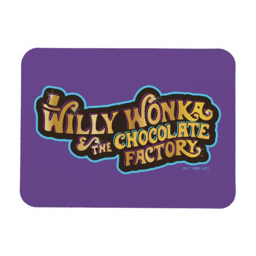 Willy Wonka  the Chocolate Factory Logo Magnet