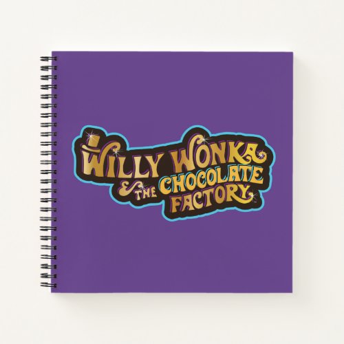 Willy Wonka  the Chocolate Factory Logo Notebook