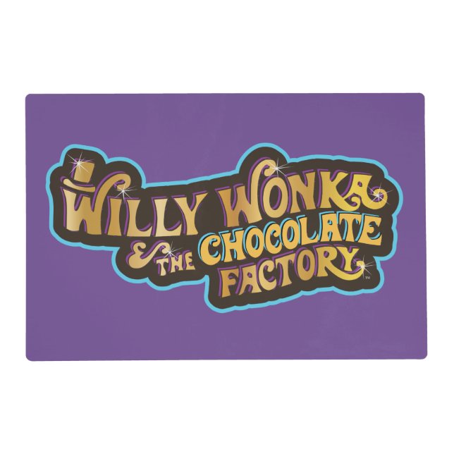 Willy Wonka & the Chocolate Factory Logo Placemat (Front)