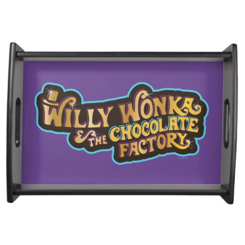 Willy Wonka  the Chocolate Factory Logo Serving Tray