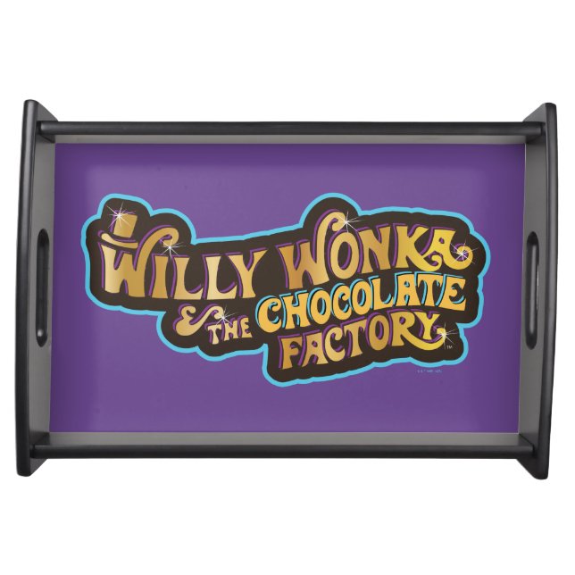 Willy Wonka & the Chocolate Factory Logo Serving Tray (Front)